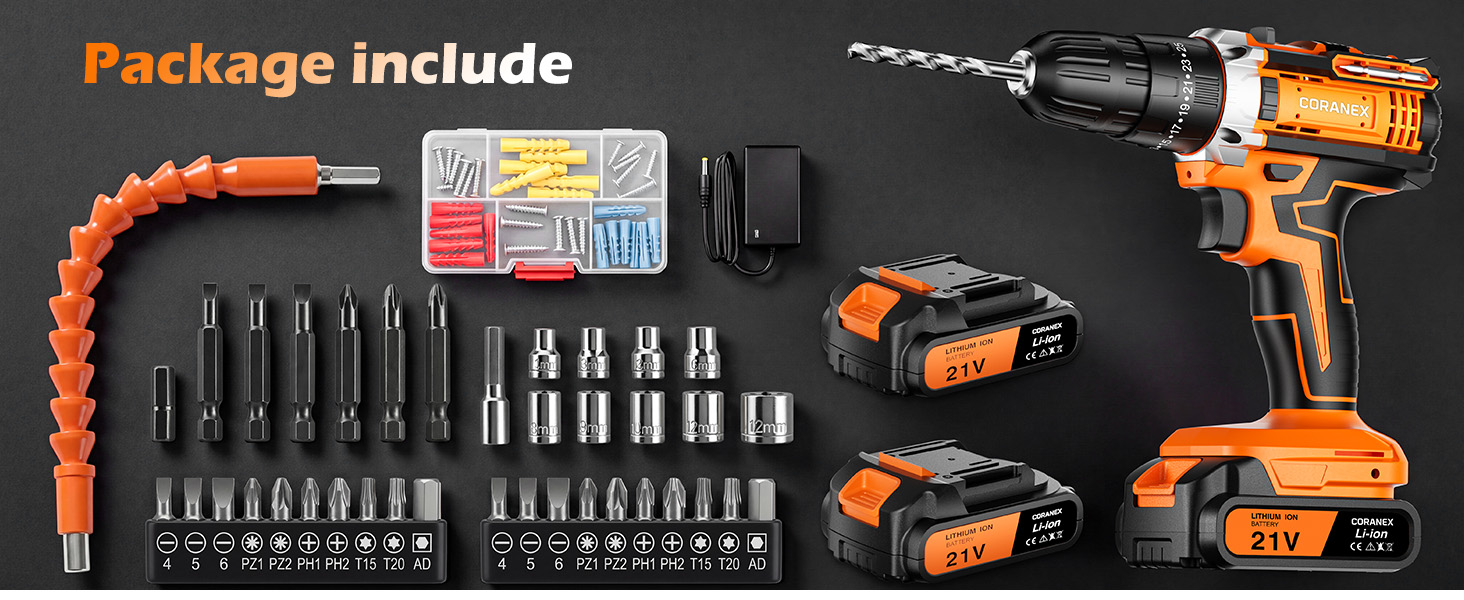 Cordless Drill Set