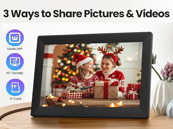 Uhale 10.1inch Digital Picture Frame WiFi Smart Touch Screen Digital Photo Frame