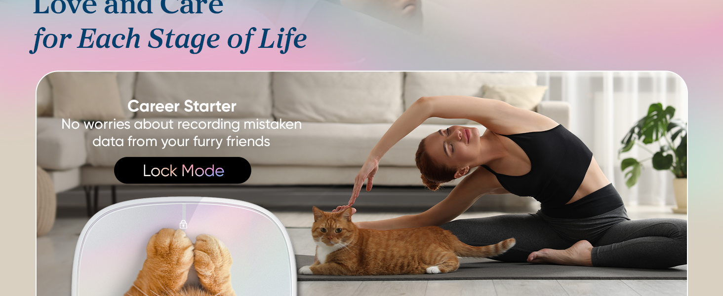 Etekcity Smart Scale: Lock Mode