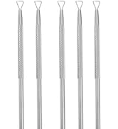5Pcs Silver Nice &amp; DeftCuticle Pusher Stainless Steel Nail Art Remover Tool Triangle Cuticle Peel...