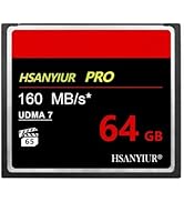 HSANYIUR 64GB UDMA High Speed,Original CF Card Camera Memory Card