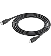 Teleadapt Flexible Silicone USB C to Lightning Cable, MFi Certified. 3A, 30W Fast Charging USB Po...