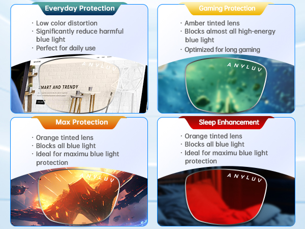blue light glasses for woman men blue light blocking gaming glasses for computer use eye strain
