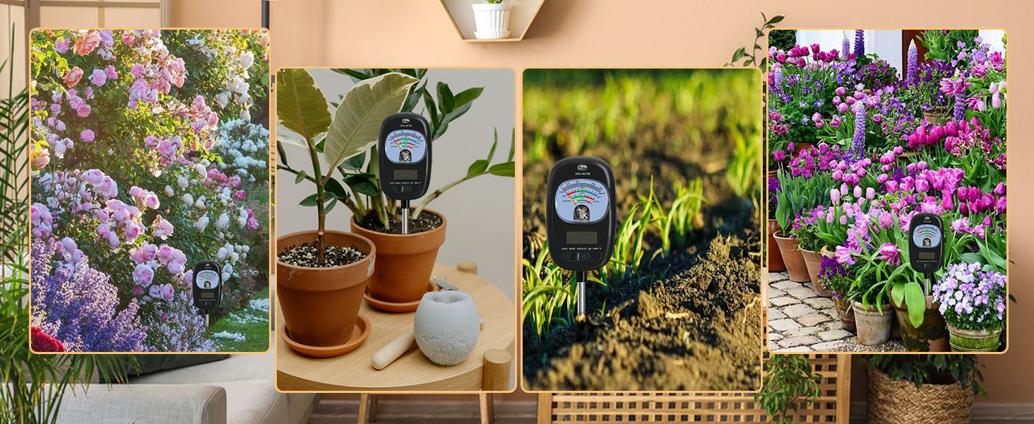soil thermometer for gardening soil ph meter