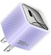 Kuulaa USB C Charger Block 35W iPhone Charger Fast Charging GaN PPS Compact Wall Chargers Block, ...