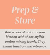 COOK WITH COLOR Mixing Bowls with Lids - 12 Piece Plastic Nesting Bowls Set includes 6 Prep Bowls...