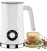 COFUN Milk Frother, 4-in-1 Electric Milk Frother and Steamer, 11.8oz Automatic Hot &amp; Cold Foam Ma...