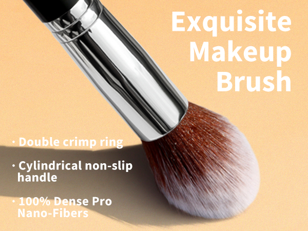 1 Makeup Brushes Premium Synthetic Foundation Face Brush Eyeshadow Kabuki Blush Brush gifts for mom