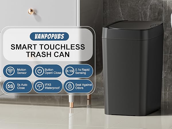 Vanpopubs Trash Can