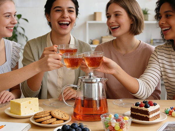 Glass Teapot Stovetop 32 OZ, Borosilicate Clear Tea Kettle