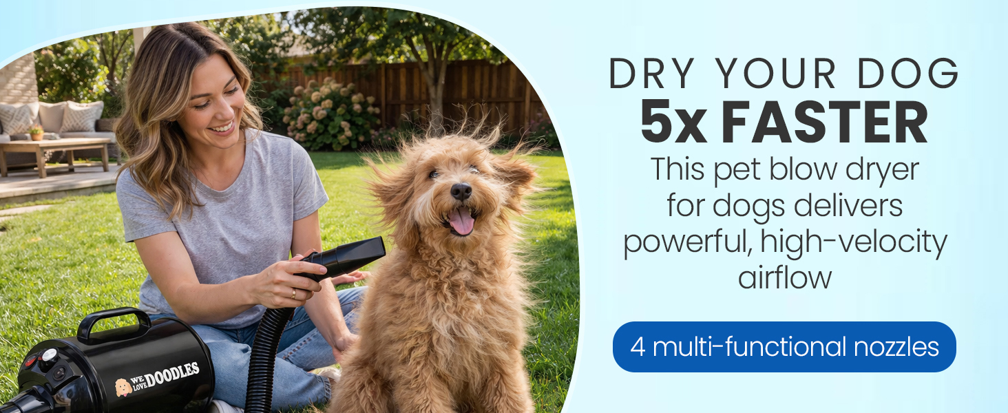 dog dryer for thick coat
