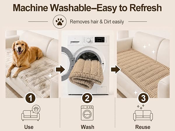 Machine Washable-Easy to Refresh