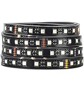 BTF-LIGHTING 5050 RGBW RGB+Cool White(6000K-7000K) 4 Colors in 1 LED 5m 16.4ft 60LEDs/m Multi-Col...