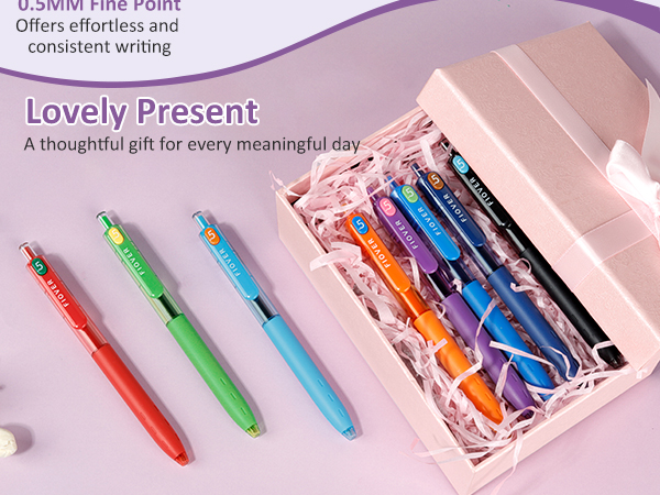 bible colorful pens,gel pens for journaling,colored pens for note taking,multicolored pens