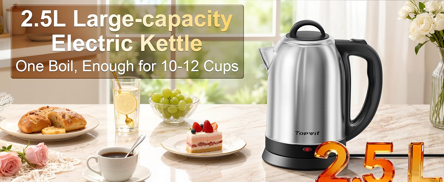 electric kettle water kettle electric electric tea kettle hot water kettle electric Large 2.5L