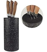 Universal Knife Block without Knives Multi-Functional Freedom Knife Storage Stand Resin Round Kni...