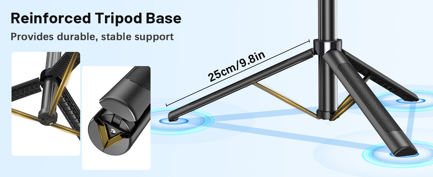 youtube starter kit selfie stick for iphone and android aluminum tripod