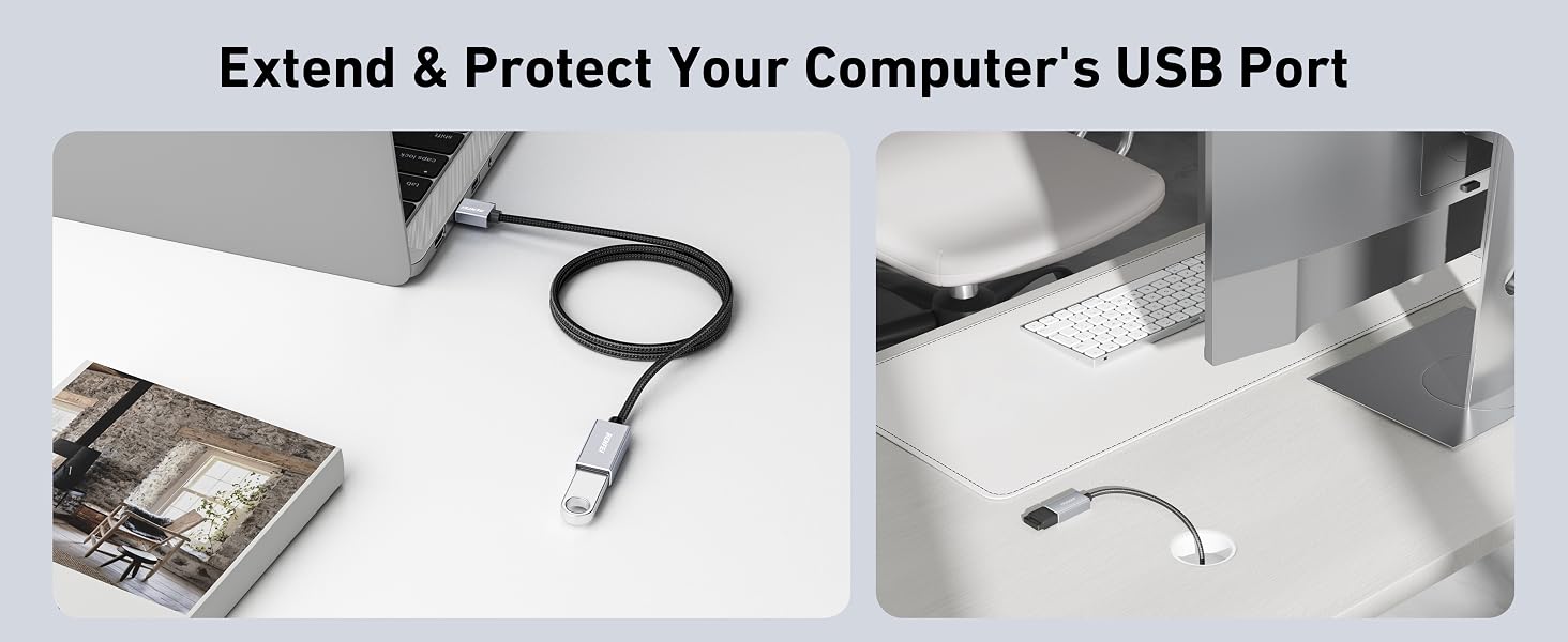 BENFEI USB 3.0 Extension Cable, Nylon Braided
