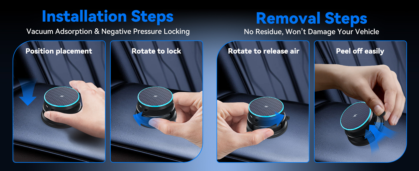 Installation Steps Removal Steps