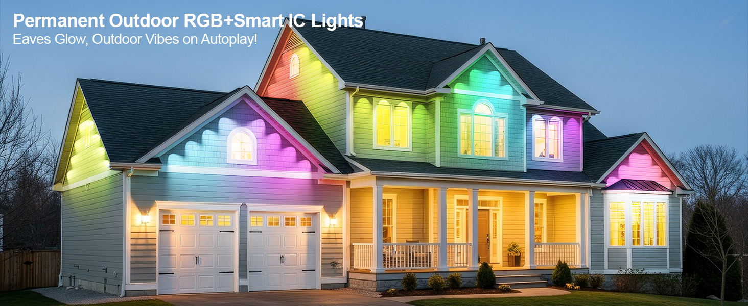 permanent outdoor lights