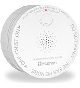 Heiman Carbon Monoxide Detector, Nano-Sized Portable CO Alarm Battery Powered, UL2034 4th Certifi...