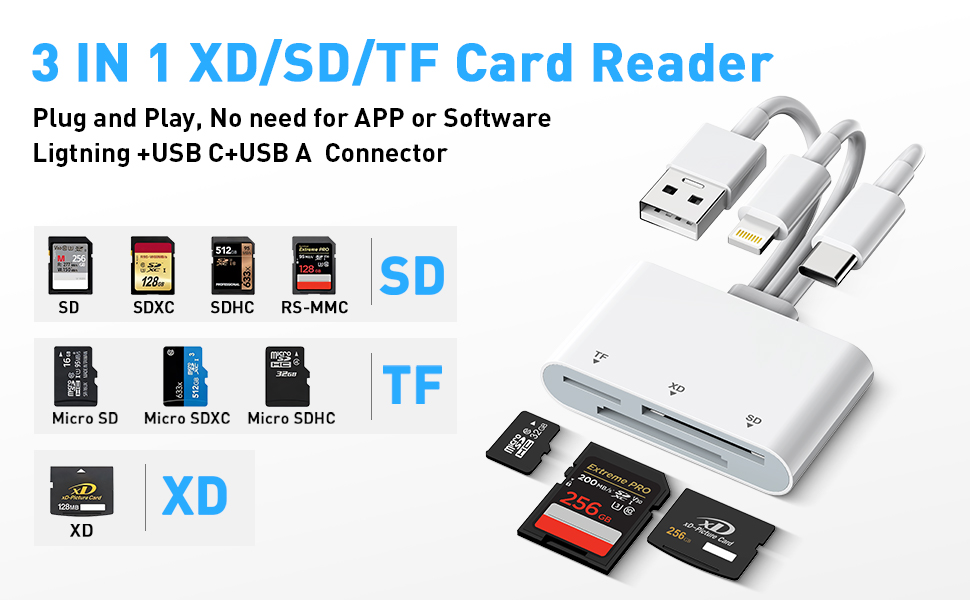 xd sd card reader for iphone
