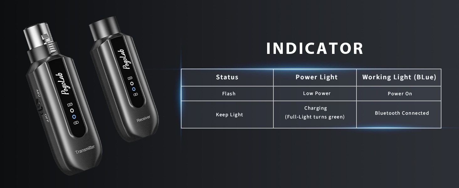 Wireless Microphone Transmitter Receiver