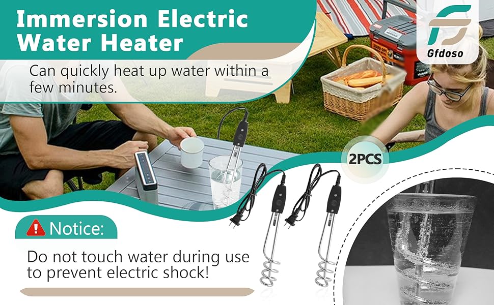 Immersion Electric Water Heater 1