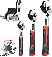 Rhevosil 6” 8” 10” Multi-function Self-locking Pipe Wrench Set, Chromium Vanadium Steel,Plumbers ...