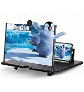 Screen Magnifier for Cell Phone, Phone Screen Magnifier 12inch HD Mobile Enlarger for Movies Vide...