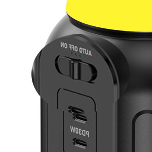 Individual switches control the lights