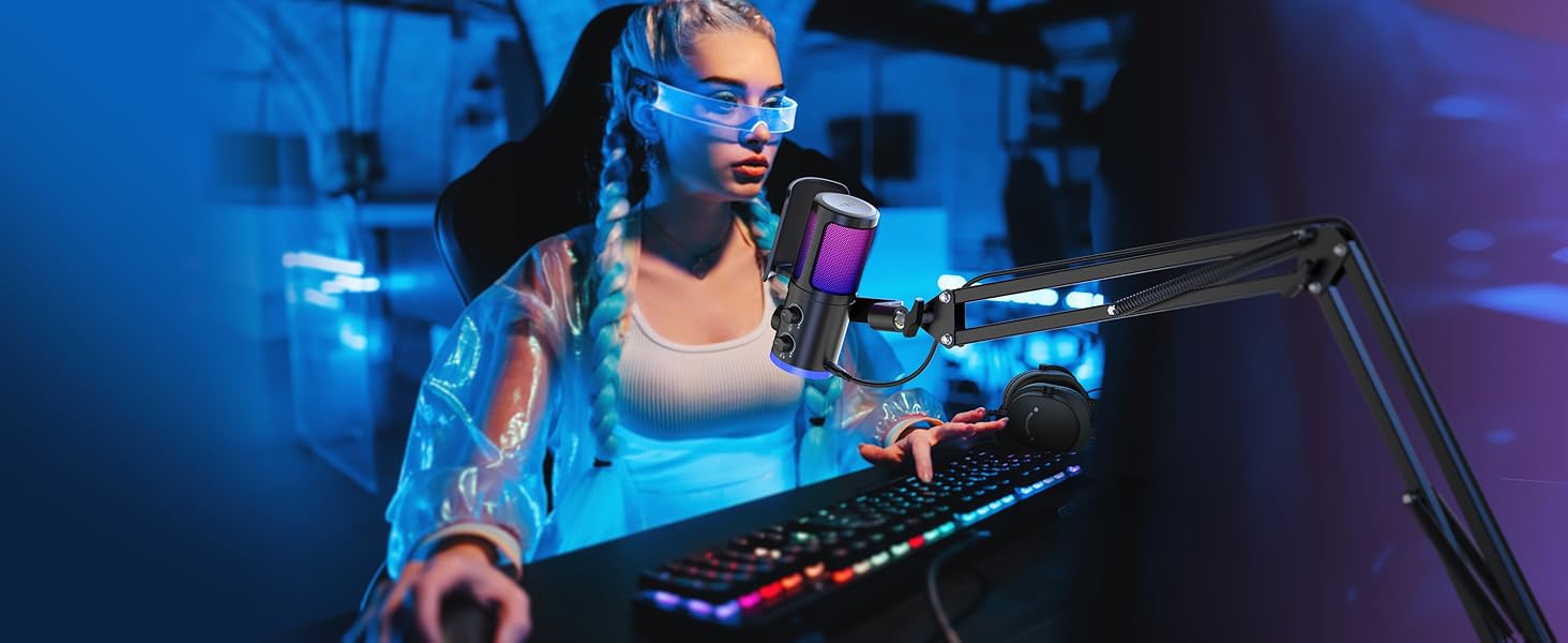 usb gaming microphone kit