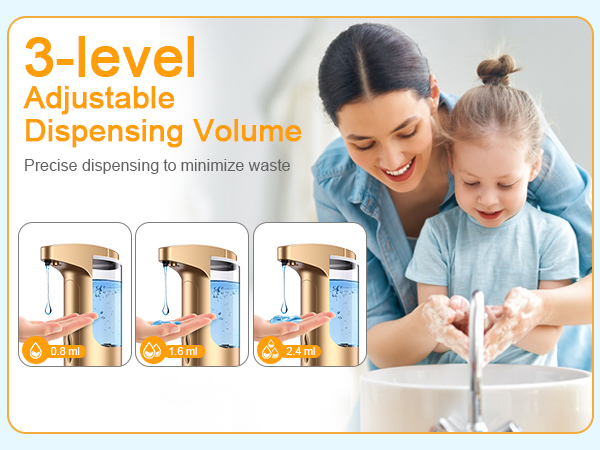 Automatic Soap Dispenser, 370ml Touchless Automatic Liquid Soap Dispenser