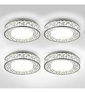 ASD 12 Inch LED Flush Mount Ceiling Light Fixture for Bedroom, 20W 1130LM 5CCT 2700K-5000K, Dimma...