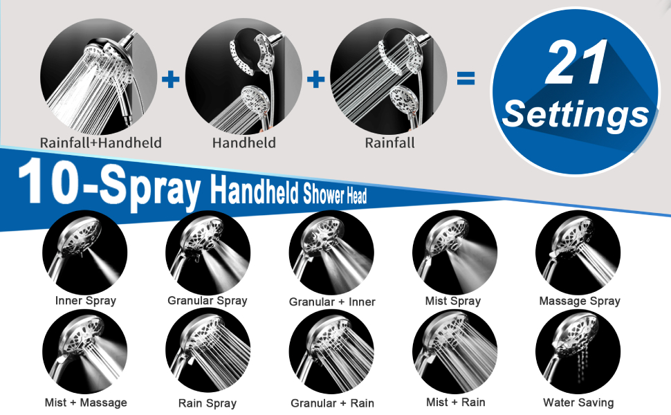 shower head shower head with handheld shower heads shower head with hose high pressure shower heads