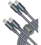 APFEN USB C to USB C Cable, Type-C 60W Fast Charging Cable(6FT, 2Pack) for iPhone 17 16 15 Series...