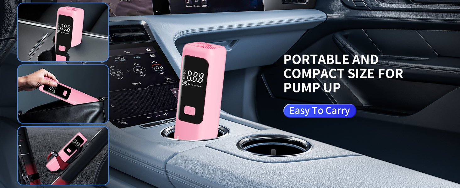 Car Tires, Inflatables, Motorcycle, Balls, Compact Bike Tire Pump