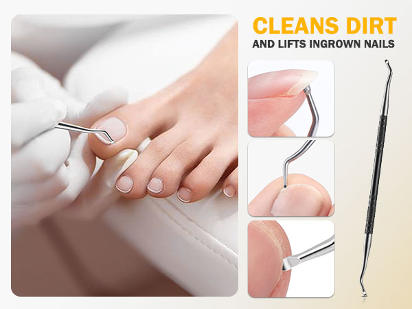 pedicure tool toenail lifter digger toe nail cleaner tools