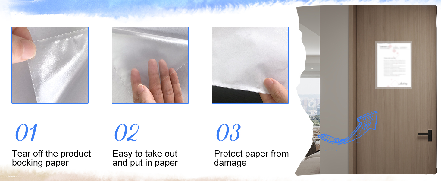 clear sheet protectors 8.5 x 11