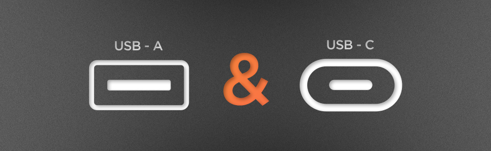 USB-A &amp;amp; USB-C