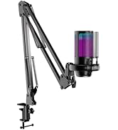Kraken Echo RGB USB Condenser Microphone for Gaming, Podcast & Streaming for PC, PS5, PS4, MAC, L...