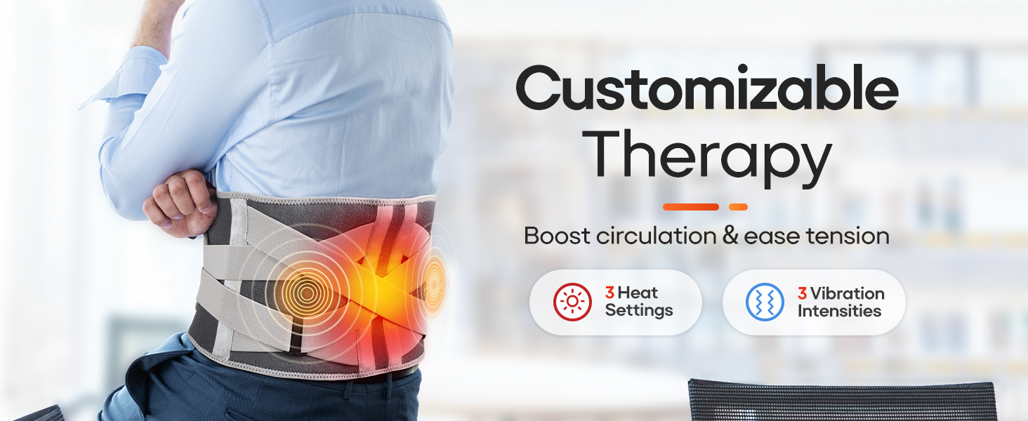 back heating pad massager cordless