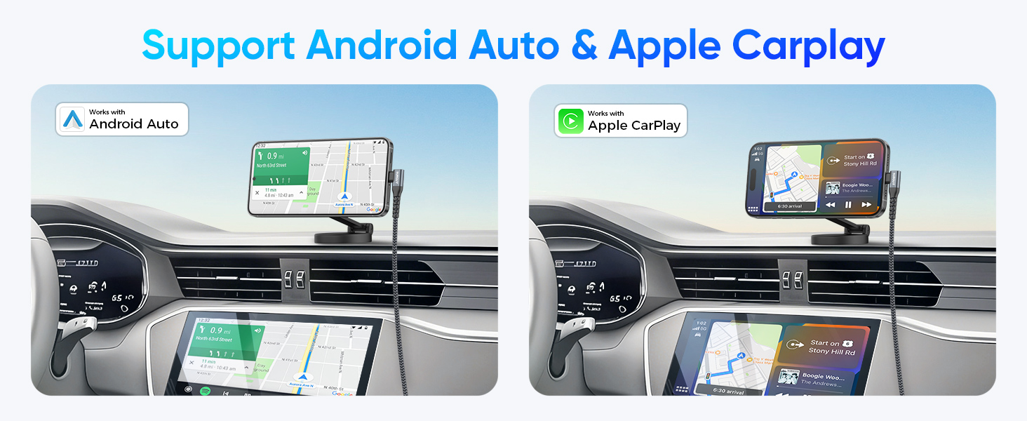 Support Android Auto &amp;amp; Apple Carplay