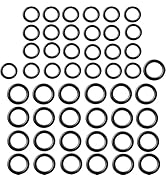 AuySier 50 Pieces Power Pressure Washer O Rings Replacement for 1/4 inch, 3/8 inch, M22 Quick Con...