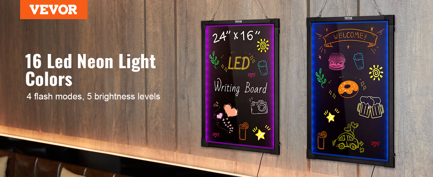 lighted menu board