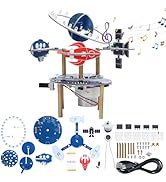 PEMENOL Soldering Project Practice Kit, DIY Wireless Rotating 3D Space Model, USB Powered Rotatio...