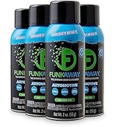 FunkAway Automotive Full-Release Odor Blaster Aerosol Spray, 2 oz., 4 Pack, Extreme Odor Eliminat...
