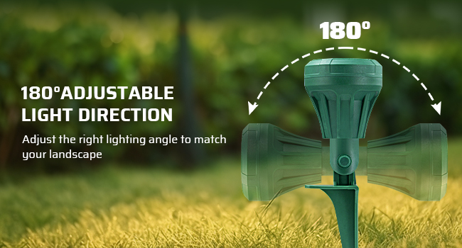 180° adjustable led spotlight outdoor