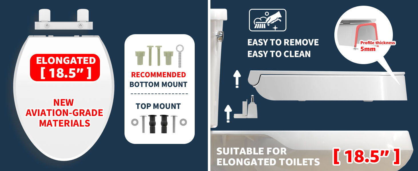 Ccbello toilet seat risers