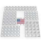 Clear Adhesive Bumper Pads 106-PC Combo Pack (Round, Spherical, Square) - Sound Dampening Transpa...